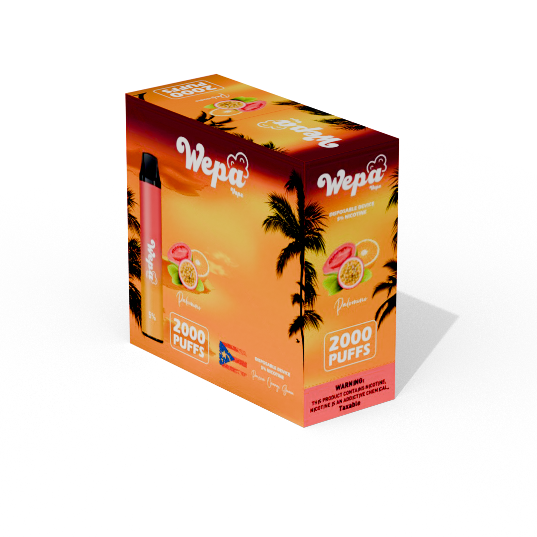Ten (10) Pack Palomino - Passion, Orange, Guava - 0% Nicotina Vape