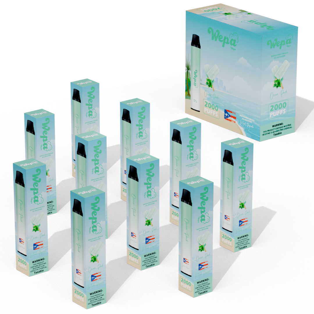 Ten (10) Pack Ocean Park - Mint Popsicle Vape